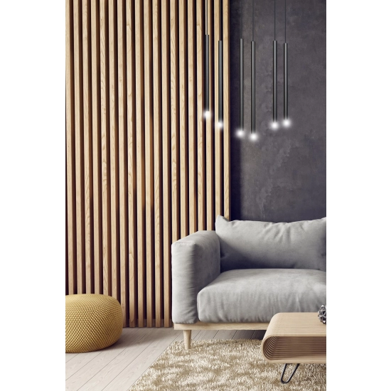 Lampa wisząca SELTER 6 BLACK 552/6 EMIBIG Lighting