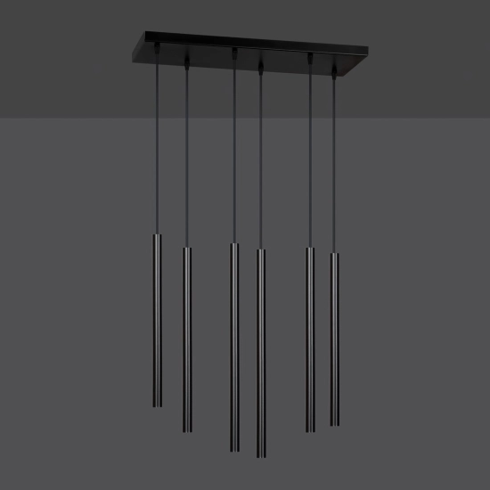 Lampa wisząca SELTER 6 BLACK 552/6 EMIBIG Lighting