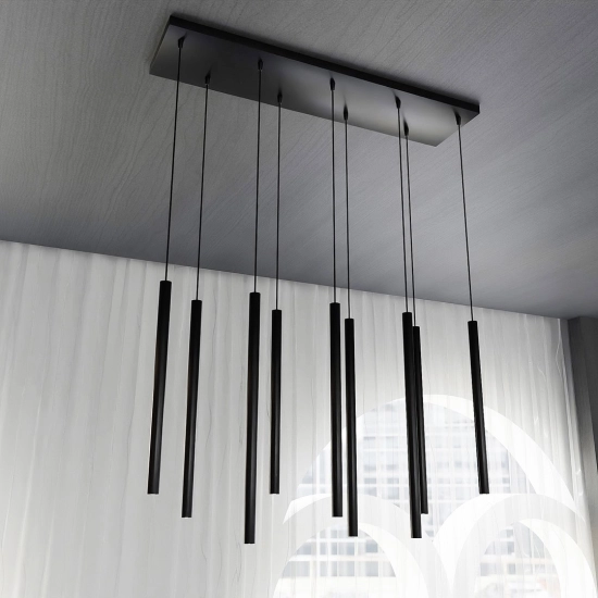 Lampa wisząca SELTER 9 BLACK 552/9 EMIBIG Lighting