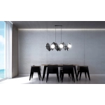 Lampa wisząca DRIFTON 6 BLACK 636/6 EMIBIG Lighting