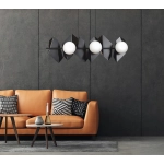 Lampa wisząca DRIFTON 6 BLACK 636/6 EMIBIG Lighting
