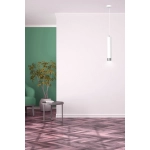 Lampa wisząca KIBO 1 WH/CHROME 641/1 EMIBIG Lighting