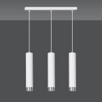 Lampa wisząca KIBO 3 WH/CHROME 641/3 EMIBIG Lighting