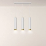Lampa wisząca KIBO 3 WH/GOLD 642/3 EMIBIG Lighting