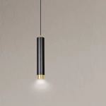 Lampa wisząca KIBO 1 BL/GOLD 644/1 EMIBIG Lighting