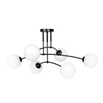 Lampa sufitowa PREGOS 6 BLACK 670/6 EMIBIG Lighting - zdjęcie produktu