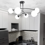 Lampa sufitowa PREGOS 6 BLACK 670/6 EMIBIG Lighting