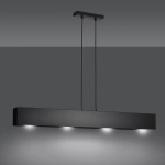 Lampa wisząca GENTOR 4 BLACK 672/4 EMIBIG Lighting