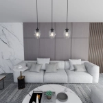 Lampa wisząca ISTAR 3 BL TRANSPARENT 679/3 EMIBIG Lighting