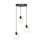 Lampa wisząca ISTAR 3 BL PREMIUM TRANSPARENT 679/3PREM EMIBIG Lighting - zdjęcie produktu