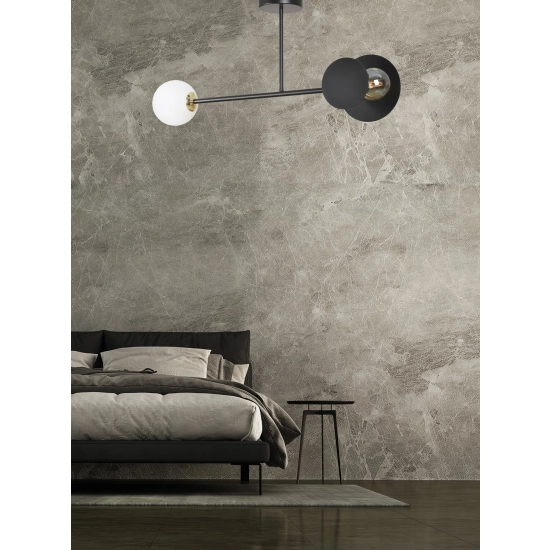 Lampa sufitowa MINERVA 2 BLACK 612/2 EMIBIG Lighting