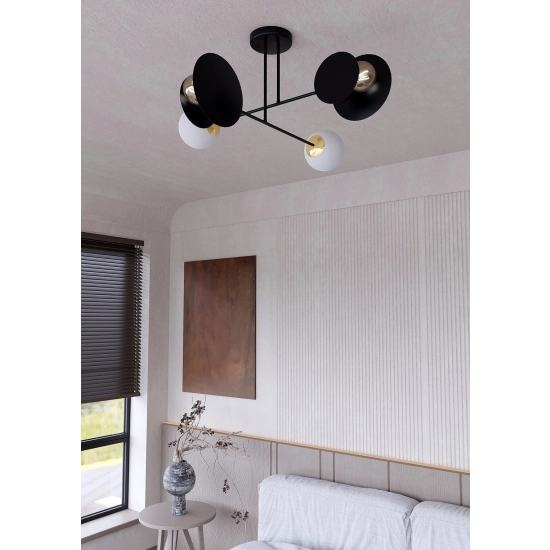 Lampa sufitowa MINERVA 4 BLACK 612/4 EMIBIG Lighting
