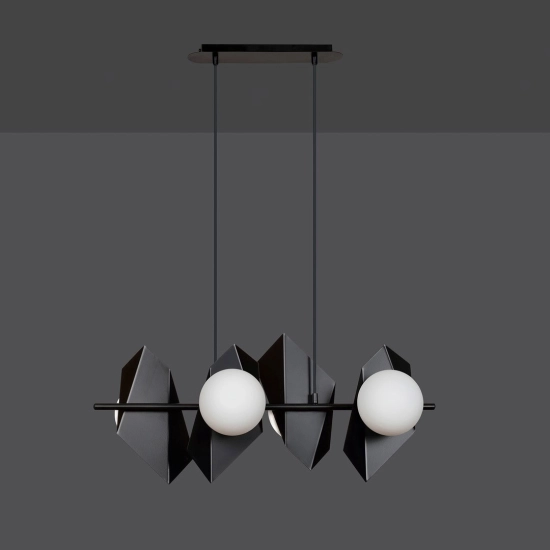 Lampa wisząca DRIFTON 4 BLACK 636/4 EMIBIG Lighting