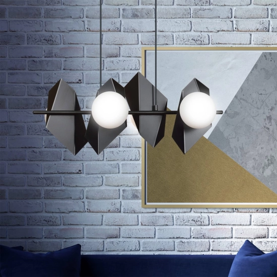 Lampa wisząca DRIFTON 4 BLACK 636/4 EMIBIG Lighting