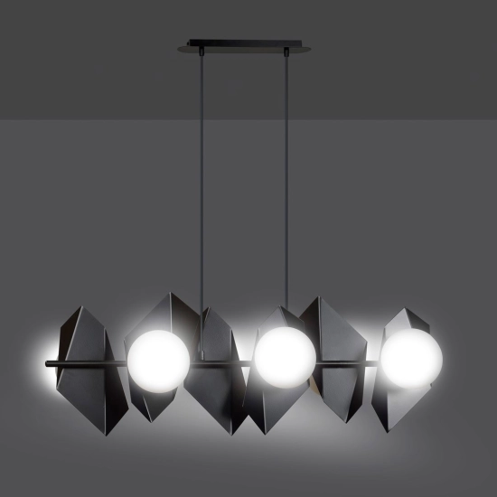 Lampa wisząca DRIFTON 6 BLACK 636/6 EMIBIG Lighting
