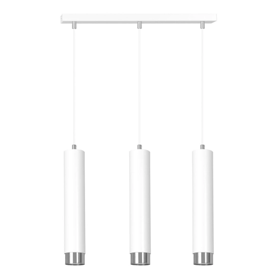 Lampa wisząca KIBO 3 WH/CHROME 641/3 EMIBIG Lighting - zdjęcie produktu