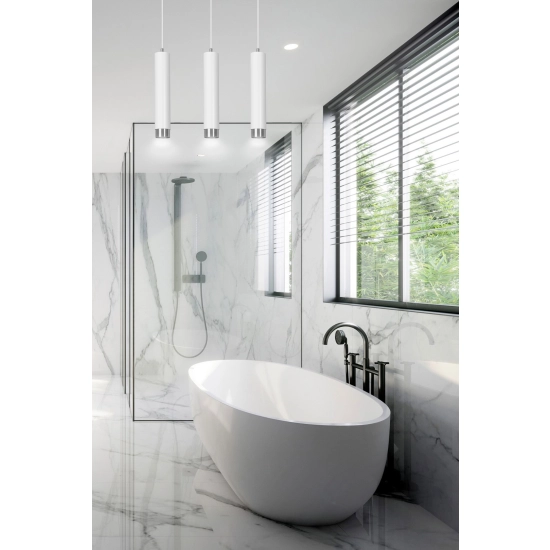 Lampa wisząca KIBO 3 WH/CHROME 641/3 EMIBIG Lighting