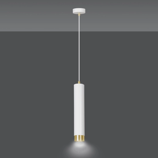 Lampa wisząca KIBO 1 WH/GOLD 642/1 EMIBIG Lighting