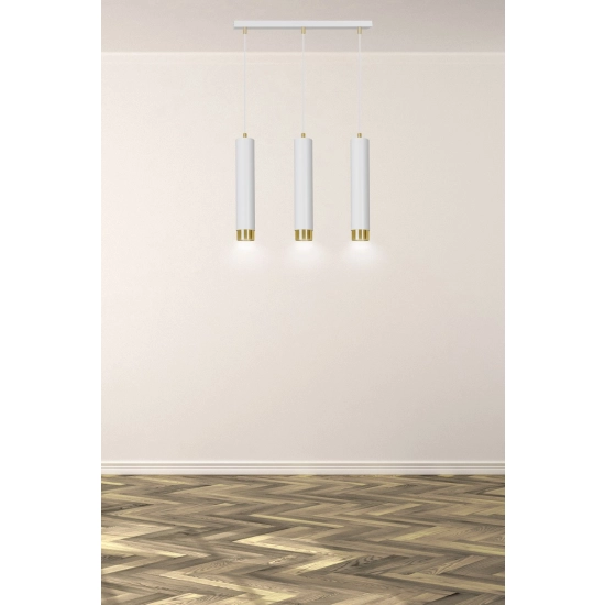 Lampa wisząca KIBO 3 WH/GOLD 642/3 EMIBIG Lighting