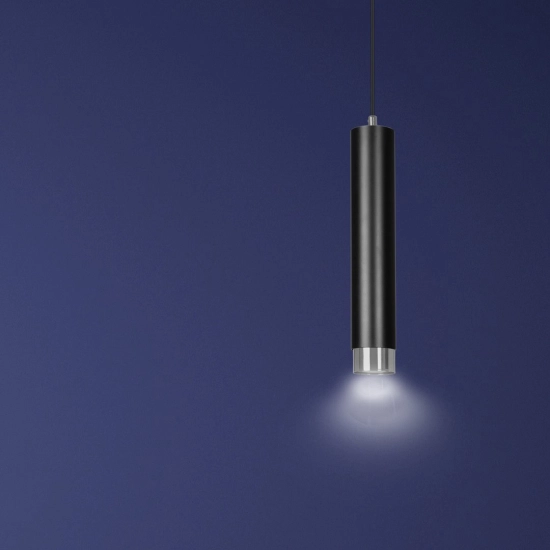 Lampa wisząca KIBO 1 BL/CHROME 643/1 EMIBIG Lighting