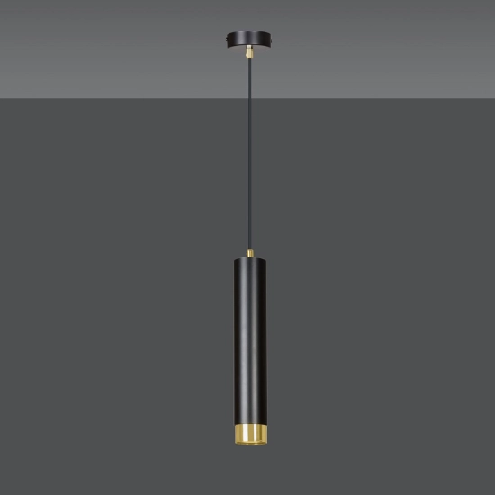 Lampa wisząca KIBO 1 BL/GOLD 644/1 EMIBIG Lighting