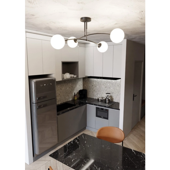 Lampa sufitowa PREGOS 4 BLACK 670/4 EMIBIG Lighting