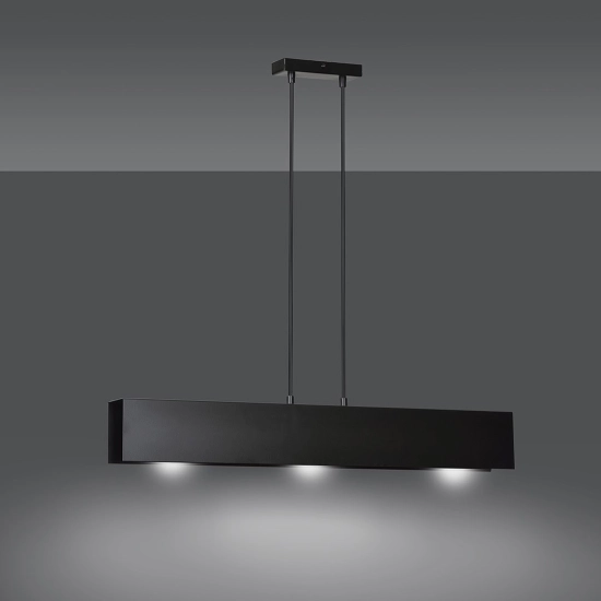 Lampa wisząca GENTOR 3 BLACK 672/3 EMIBIG Lighting