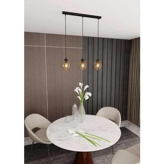 Lampa wisząca ISTAR 3 BL MIODOWY 677/3 EMIBIG Lighting