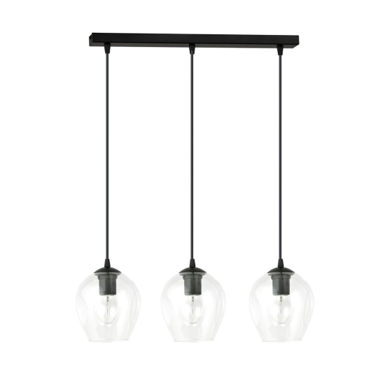 Lampa wisząca ISTAR 3 BL TRANSPARENT 679/3 EMIBIG Lighting