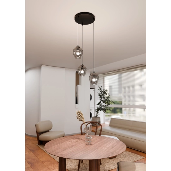 Lampa wisząca ISTAR 3 BL PREMIUM GRAFIT 680/3PREM EMIBIG Lighting