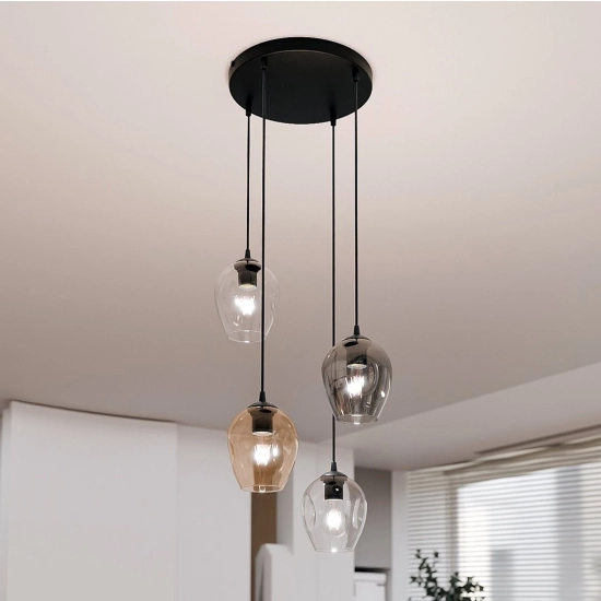 Lampa wisząca ISTAR 4 BL PREMIUM MIX 682/4PREM EMIBIG Lighting