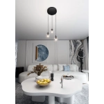 Lampa wisząca COSMO 3 BL PREMIUM TRANSPARENT 711/3PREM EMIBIG Lighting