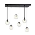 Lampa wisząca COSMO 6 BL TRANSPARENT 711/6 EMIBIG Lighting - zdjęcie produktu