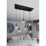 Lampa wisząca COSMO 6 BL TRANSPARENT 711/6 EMIBIG Lighting