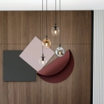 Lampa wisząca COSMO 4 BL PREMIUM MIX 714/4PREM EMIBIG Lighting