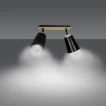 Lampa sufitowa ATLAS 2 BLACK 725/2 EMIBIG Lighting
