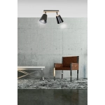 Lampa sufitowa ATLAS 2 BLACK 725/2 EMIBIG Lighting