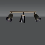 Lampa sufitowa ATLAS 3 BLACK 725/3 EMIBIG Lighting