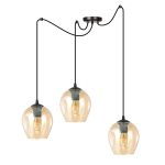 Lampa wisząca LEVEL 3 BL MIODOWY 758/3 EMIBIG Lighting