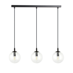 Lampa wisząca COSMO 3 BL TRANSPARENT 711/3 EMIBIG Lighting - zdjęcie produktu