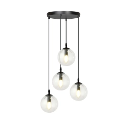 Lampa wisząca COSMO 4 BL PREMIUM TRANSPARENT 711/4PREM EMIBIG Lighting - zdjęcie produktu