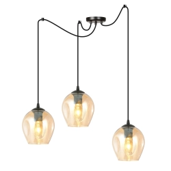 Lampa wisząca LEVEL 3 BL MIODOWY 758/3 EMIBIG Lighting - zdjęcie produktu