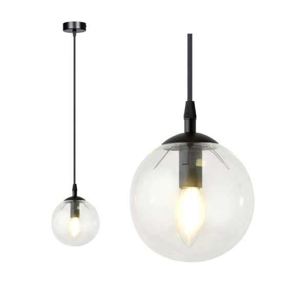 Lampa wisząca COSMO 1 BL TRANSPARENT 711/1 EMIBIG Lighting - zdjęcie produktu