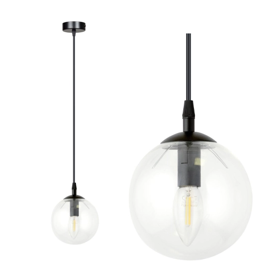 Lampa wisząca COSMO 1 BL TRANSPARENT 711/1 EMIBIG Lighting
