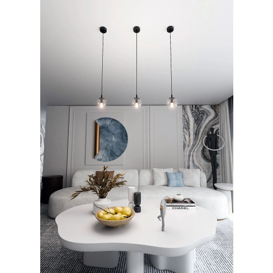 Lampa wisząca COSMO 1 BL TRANSPARENT 711/1 EMIBIG Lighting