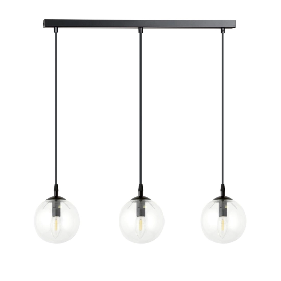 Lampa wisząca COSMO 3 BL TRANSPARENT 711/3 EMIBIG Lighting