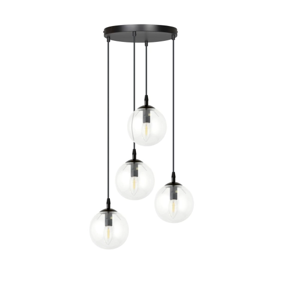 Lampa wisząca COSMO 4 BL PREMIUM TRANSPARENT 711/4PREM EMIBIG Lighting