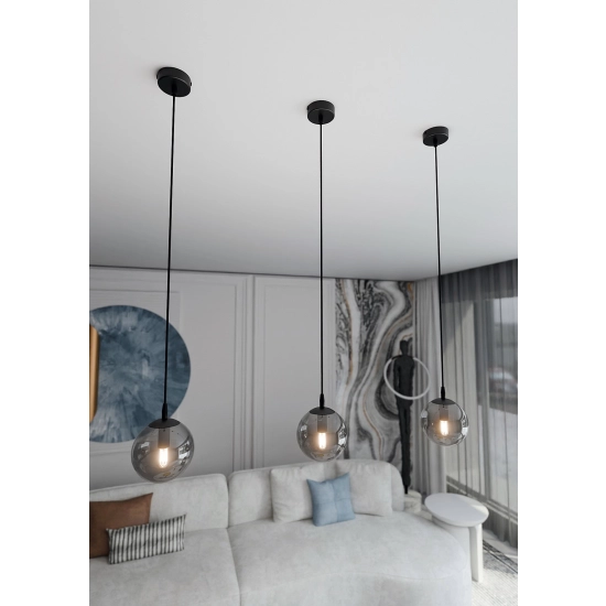 Lampa wisząca COSMO 1 BL GRAFIT 712/1 EMIBIG Lighting