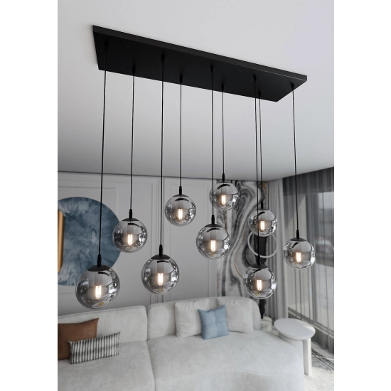 Lampa wisząca COSMO 9 BL GRAFIT 712/9 EMIBIG Lighting