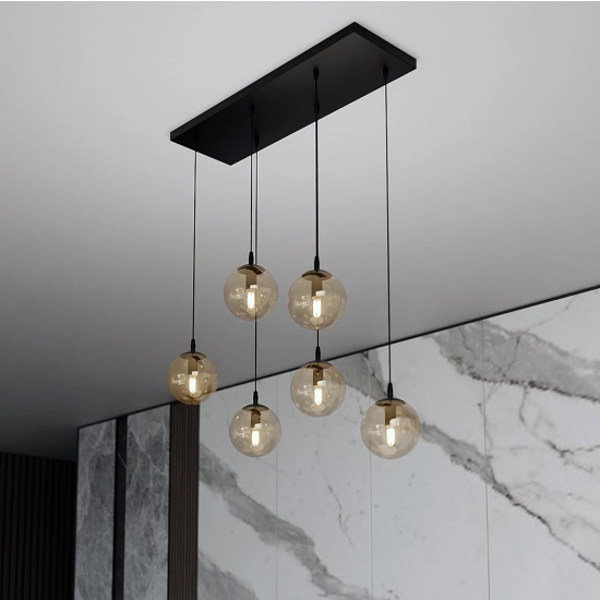 Lampa wisząca COSMO 6 BL MIODOWY 713/6 EMIBIG Lighting